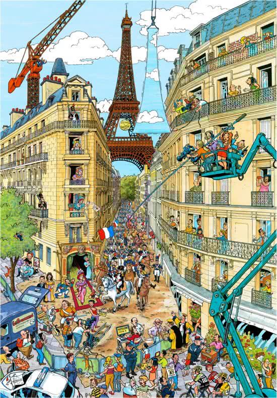 Cities of the World, Paris 199273 - Ravensburger puzzle collectible - Main Image 2