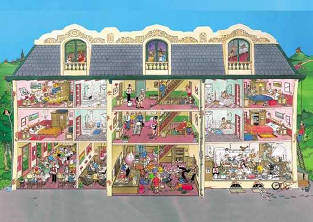 Hotel Shaped Puzzle 00830 - Jumbo puzzle collectible - Main Image 2