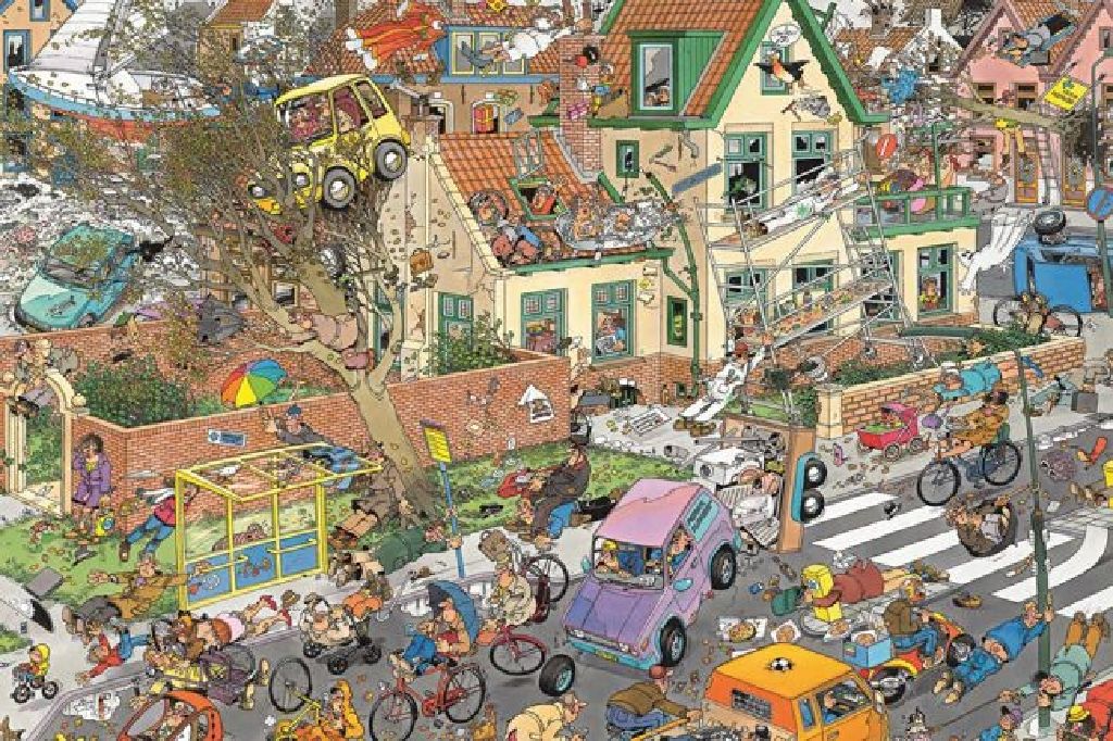 Jan Van Haasteren: The Storm - Jumbo puzzle collectible - Main Image 2