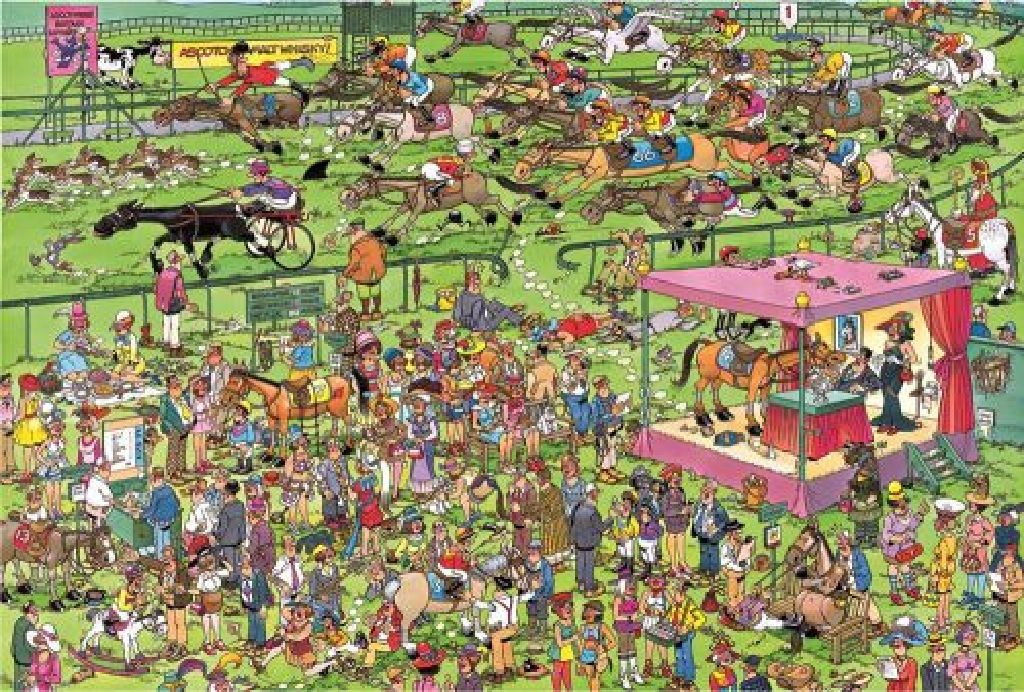 Ascot Horse Racing 02047 - Jumbo puzzle collectible - Main Image 2