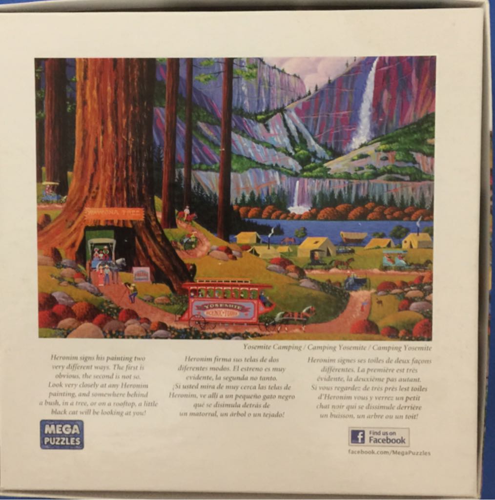 Yosemite Camping - Mega Puzzles puzzle collectible - Main Image 2