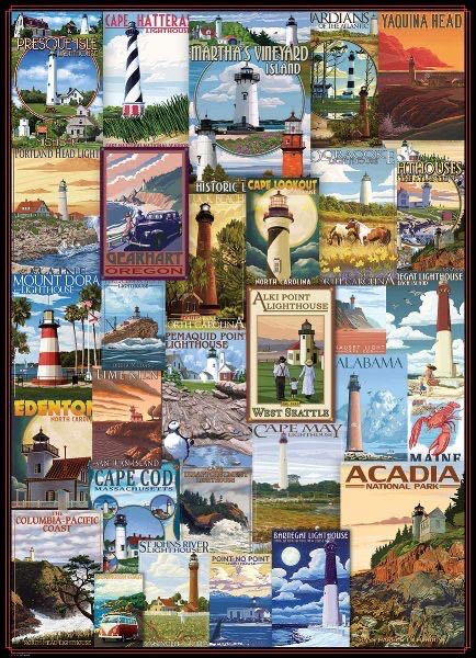 Lighthouses - EuroGraphics puzzle collectible - Main Image 2