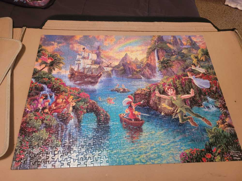 Disney Kinkade Peter Pan - Ceaco puzzle collectible - Main Image 2