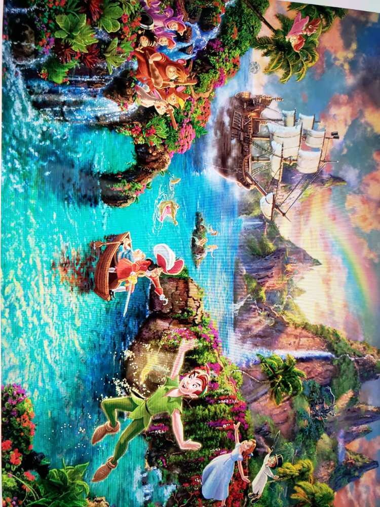 Disney Kinkade Peter Pan - Ceaco puzzle collectible - Main Image 3
