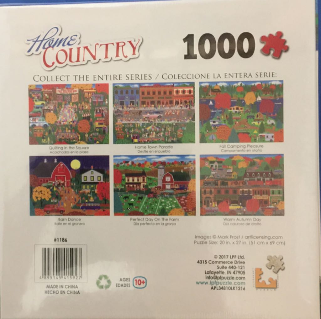Fall Camping Pleasure Home Country Collection - LPF Puzzle Company puzzle collectible - Main Image 2