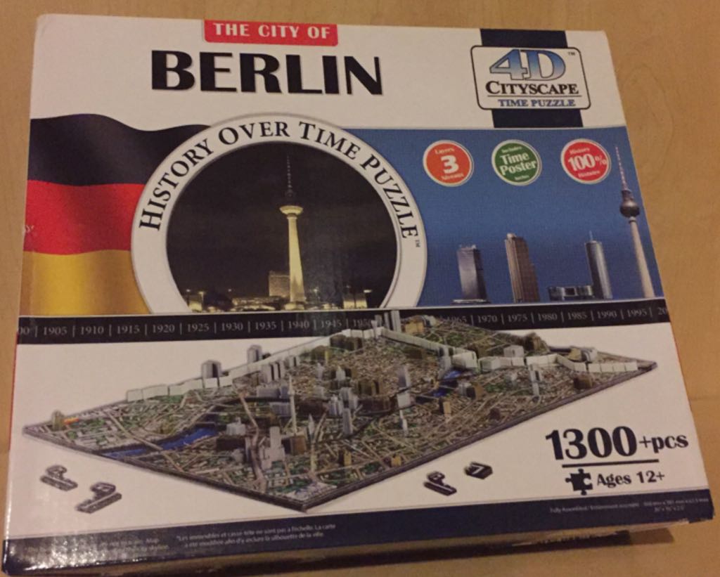 The City Of Berlin - 4 D Cityscape Time Puzzle puzzle collectible - Main Image 1
