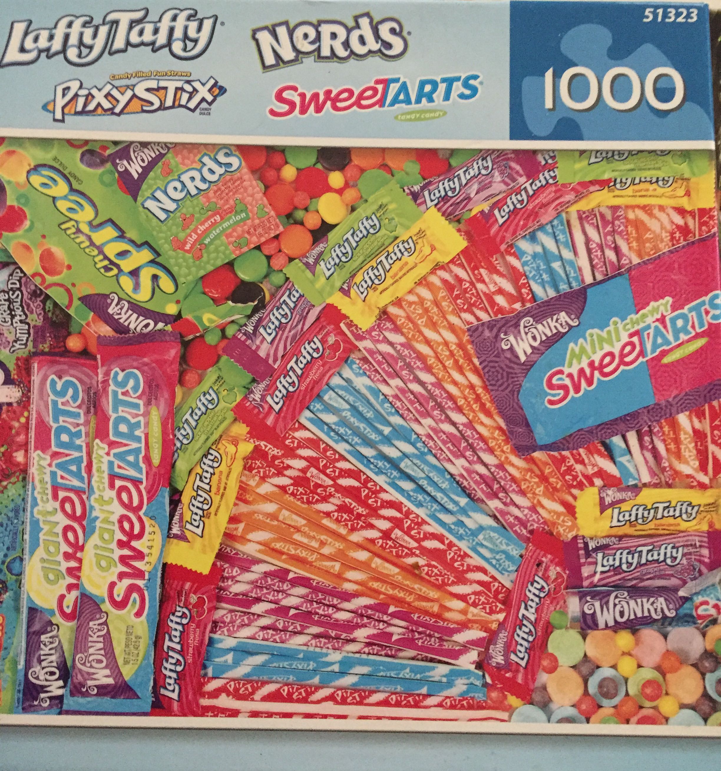 Laggy Taffy Nerds Pixy Sticks Sweet Tarts - Master Pieces puzzle collectible [Barcode 705988714184] - Main Image 1