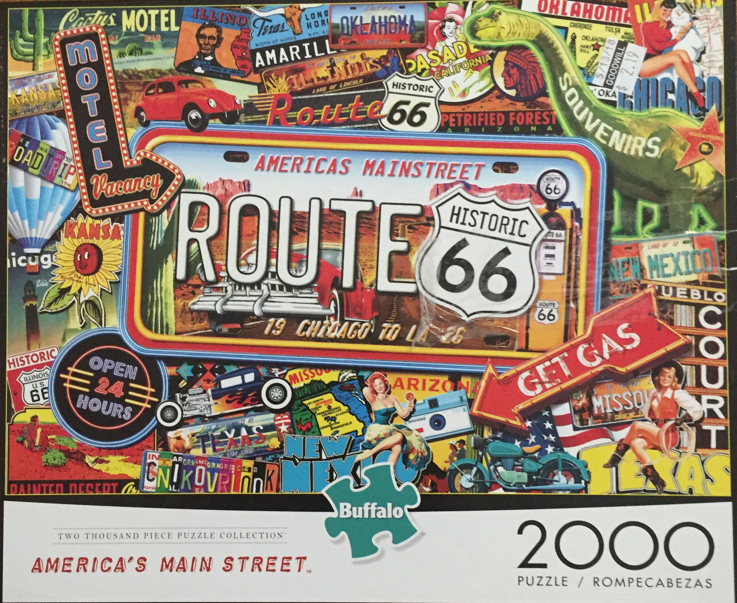 America’s Main Street - Buffalo Games puzzle collectible [Barcode 079346020706] - Main Image 1