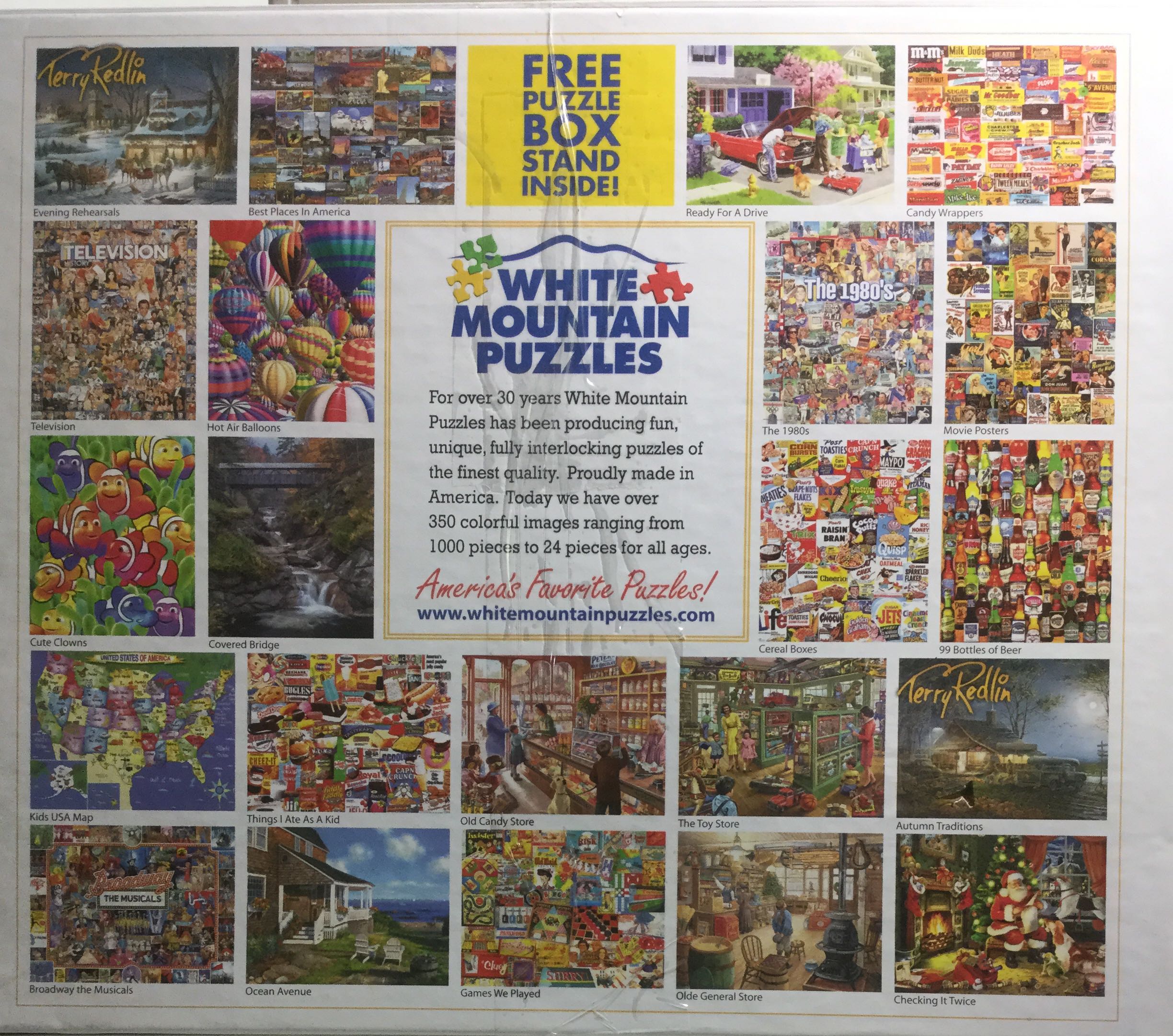 The World Of Cats (2008) - White Mountain puzzle collectible [Barcode 724819247554] - Main Image 2