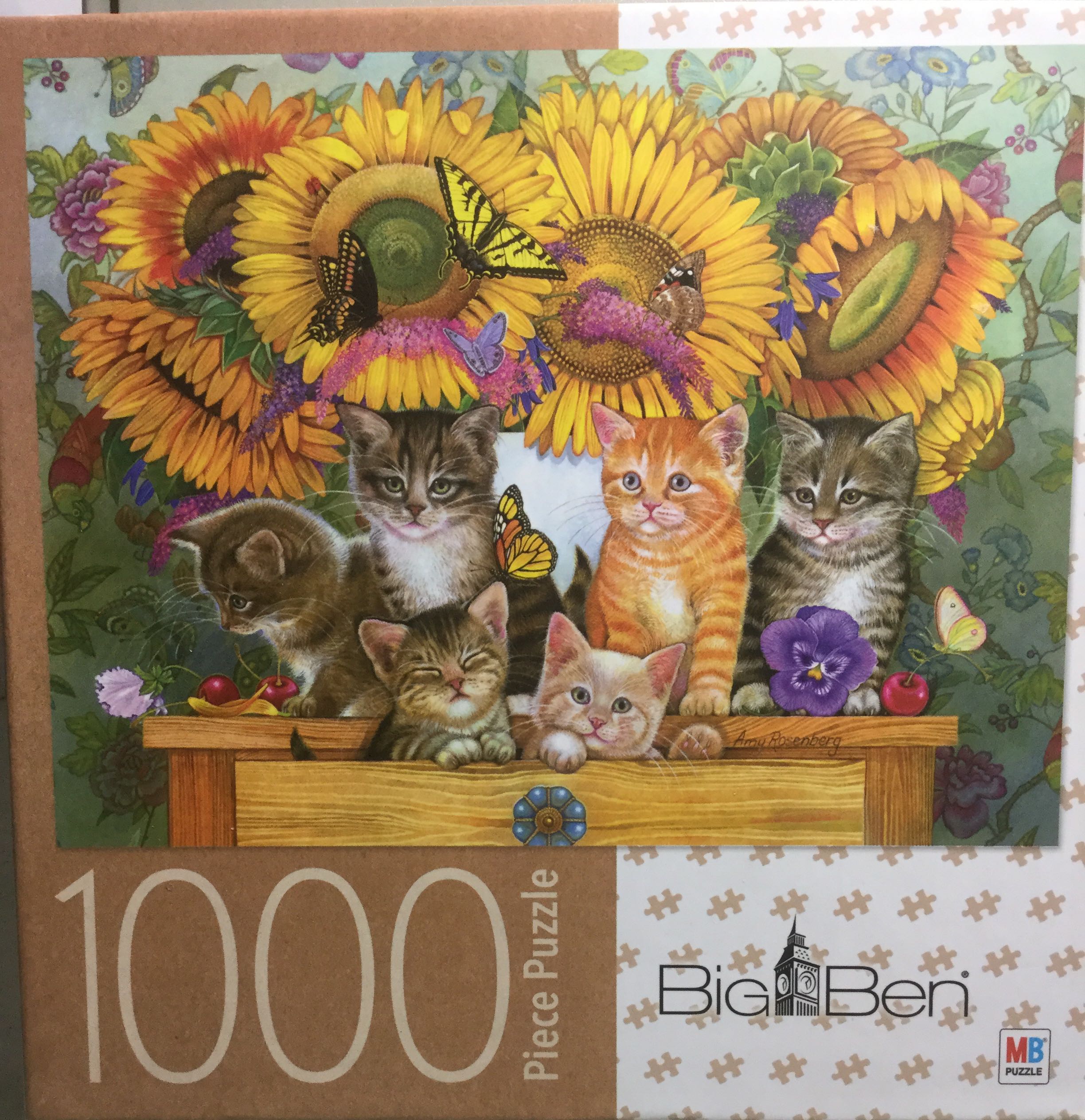 Summer Kittens - Milton Bradley puzzle collectible [Barcode 778988688830] - Main Image 1