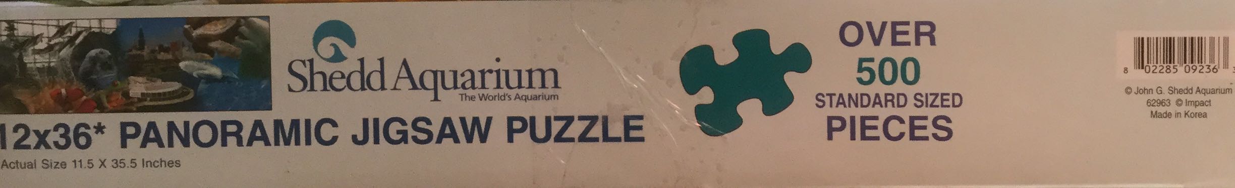 Chicago. —  Shedd Aquarium — The World’s Aquarium  puzzle collectible [Barcode 802285092363] - Main Image 2