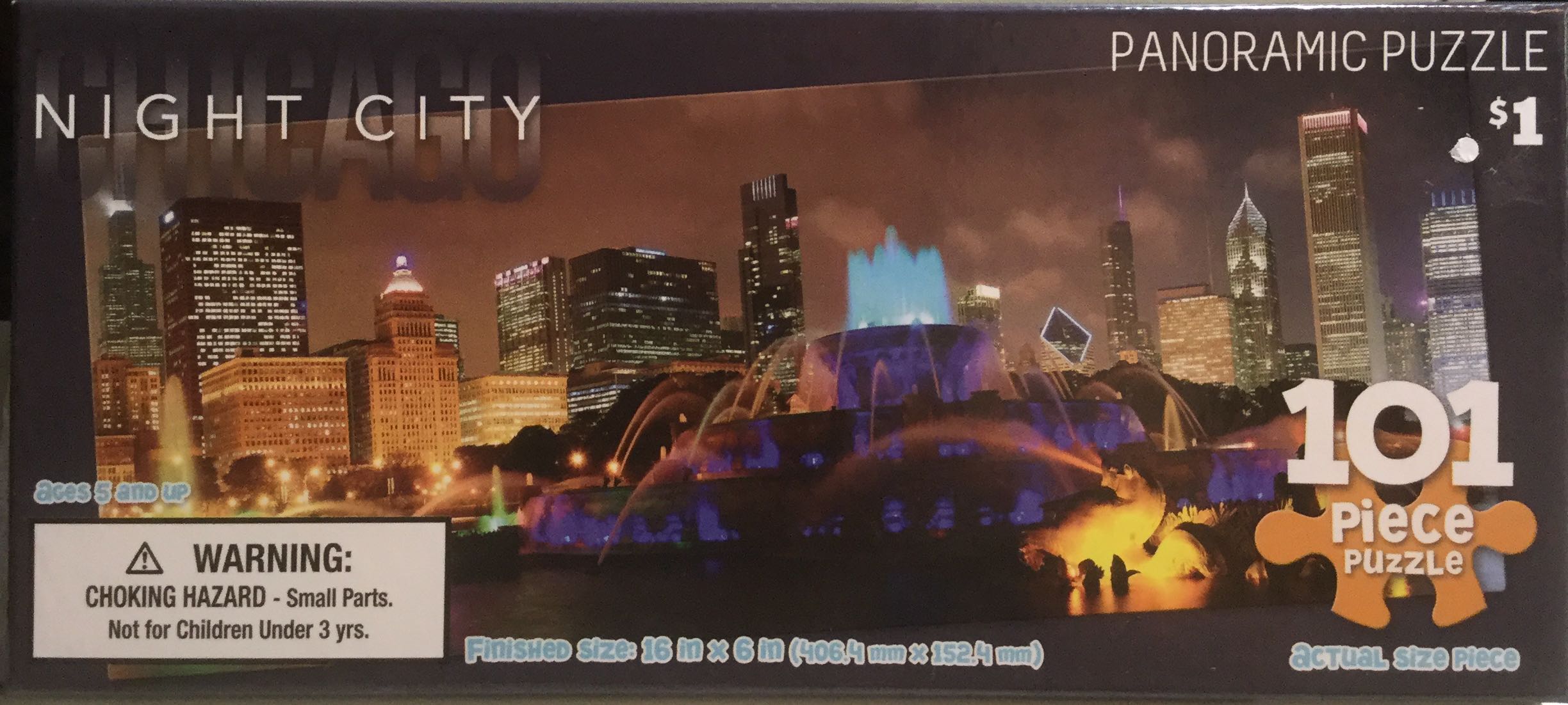 Chicago. —  Night City - Dalmatian Press, LLC puzzle collectible [Barcode 9781453004487] - Main Image 1