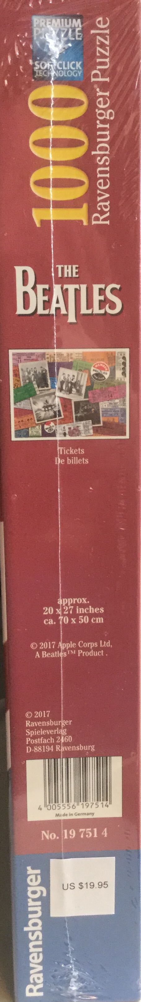 The Beatles Tickets. - Jen.  V - Ravensburger puzzle collectible [Barcode 4005556197514] - Main Image 2