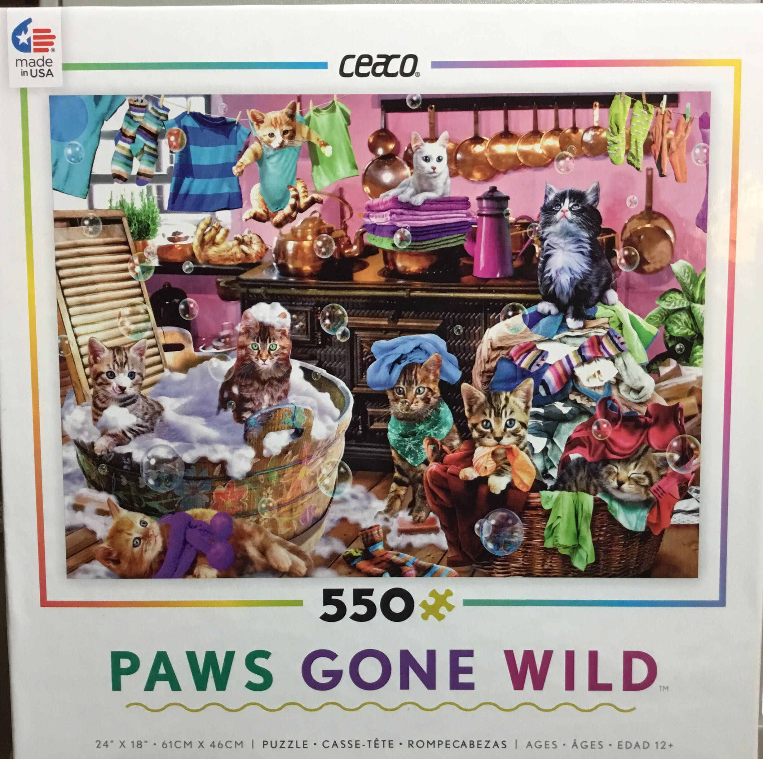 Kittens In The Kitchen - Ceaco puzzle collectible [Barcode 021081230049] - Main Image 1