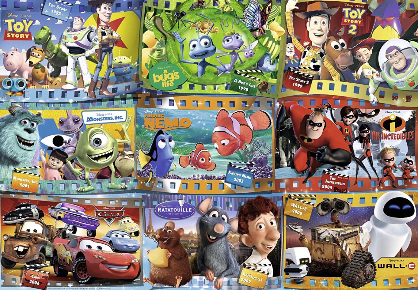 Pixar Movies - Ravensburger puzzle collectible [Barcode 4005556192229] - Main Image 2