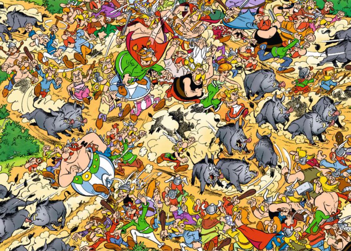 Total Chaos, Asterix - Ravensburger puzzle collectible [Barcode 4005556191635] - Main Image 2