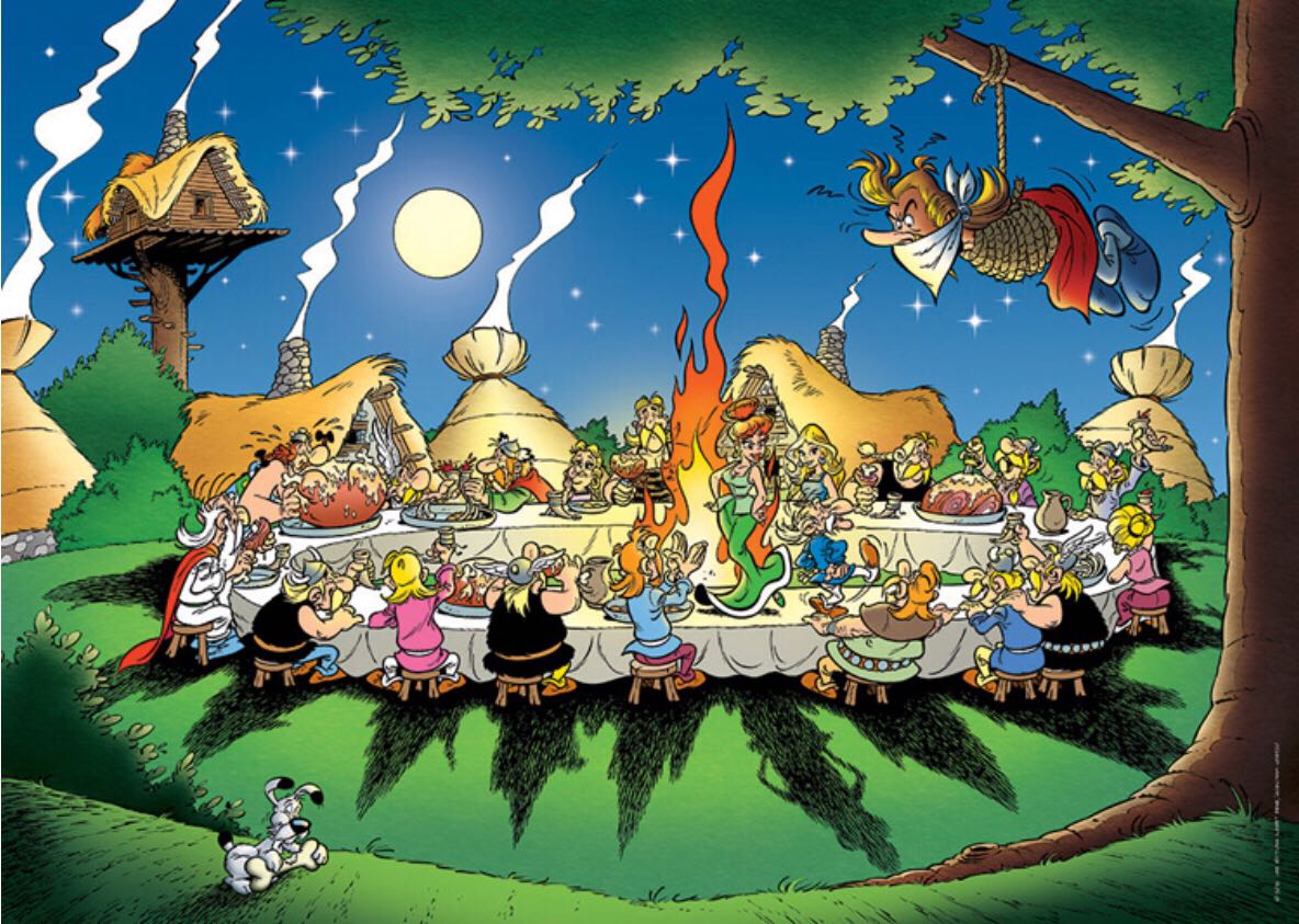 Astérix - Le Banquet - Ravensburger puzzle collectible [Barcode 4005556163212] - Main Image 2
