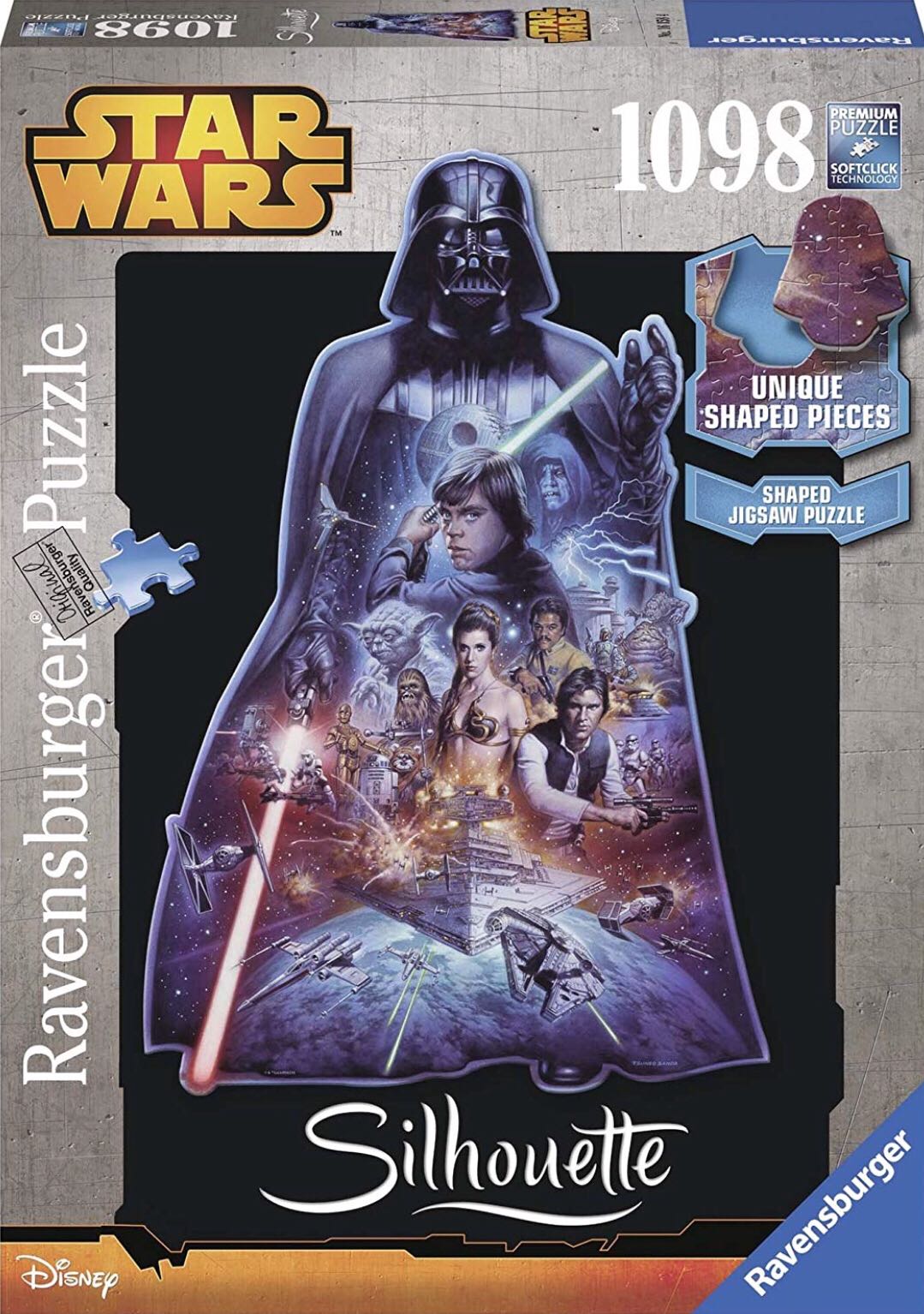 Star Wars Silhouette - Ravensburger puzzle collectible [Barcode 4005556161584] - Main Image 1