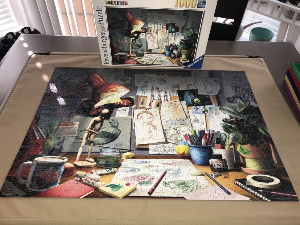 The Artist’s Desk - Ravensburger puzzle collectible [Barcode 4005556194322] - Main Image 3