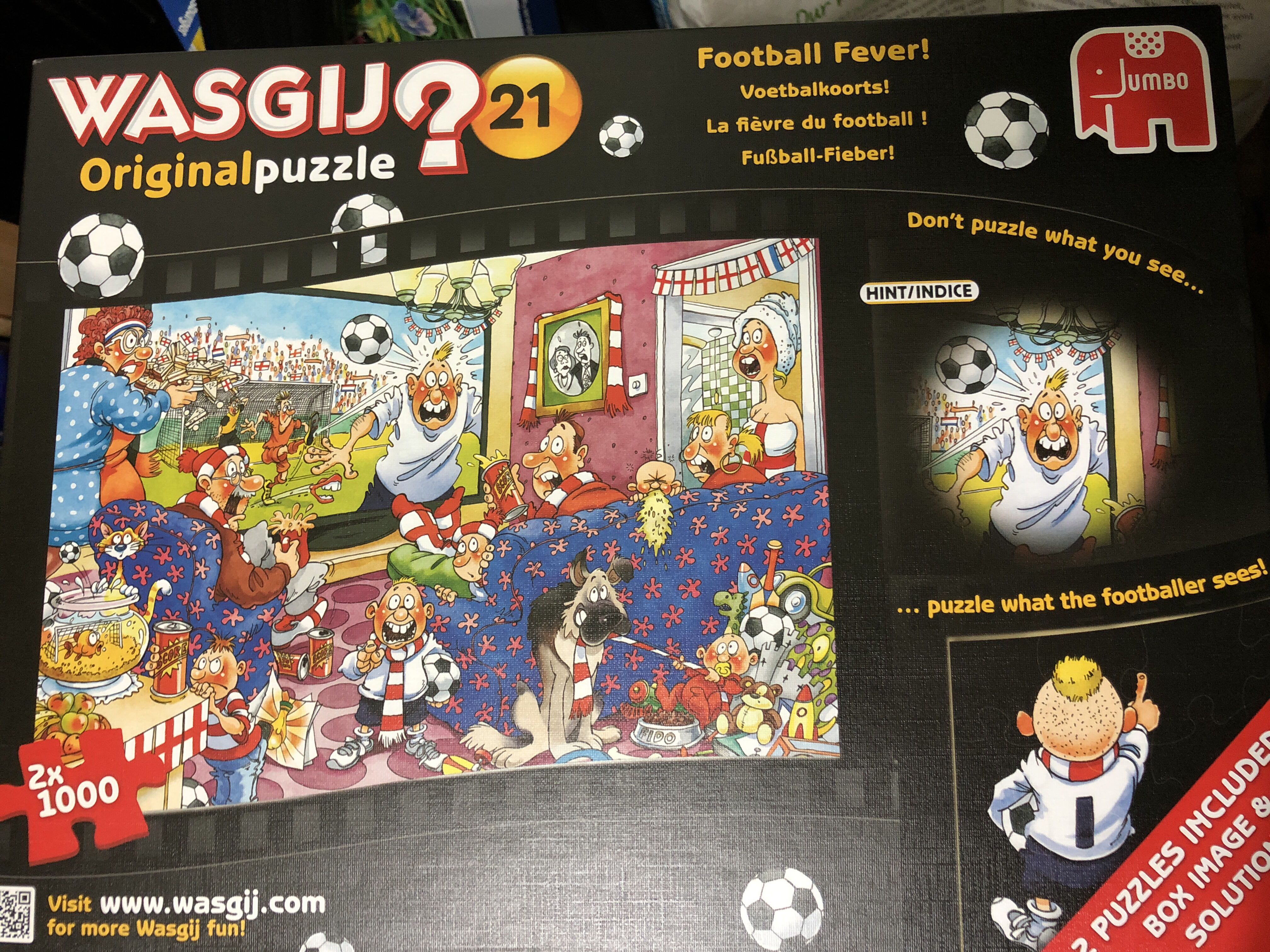 Wasgij Original 21 - Football Fever - Jumbo Wasgij puzzle collectible [Barcode 8710126174081] - Main Image 1