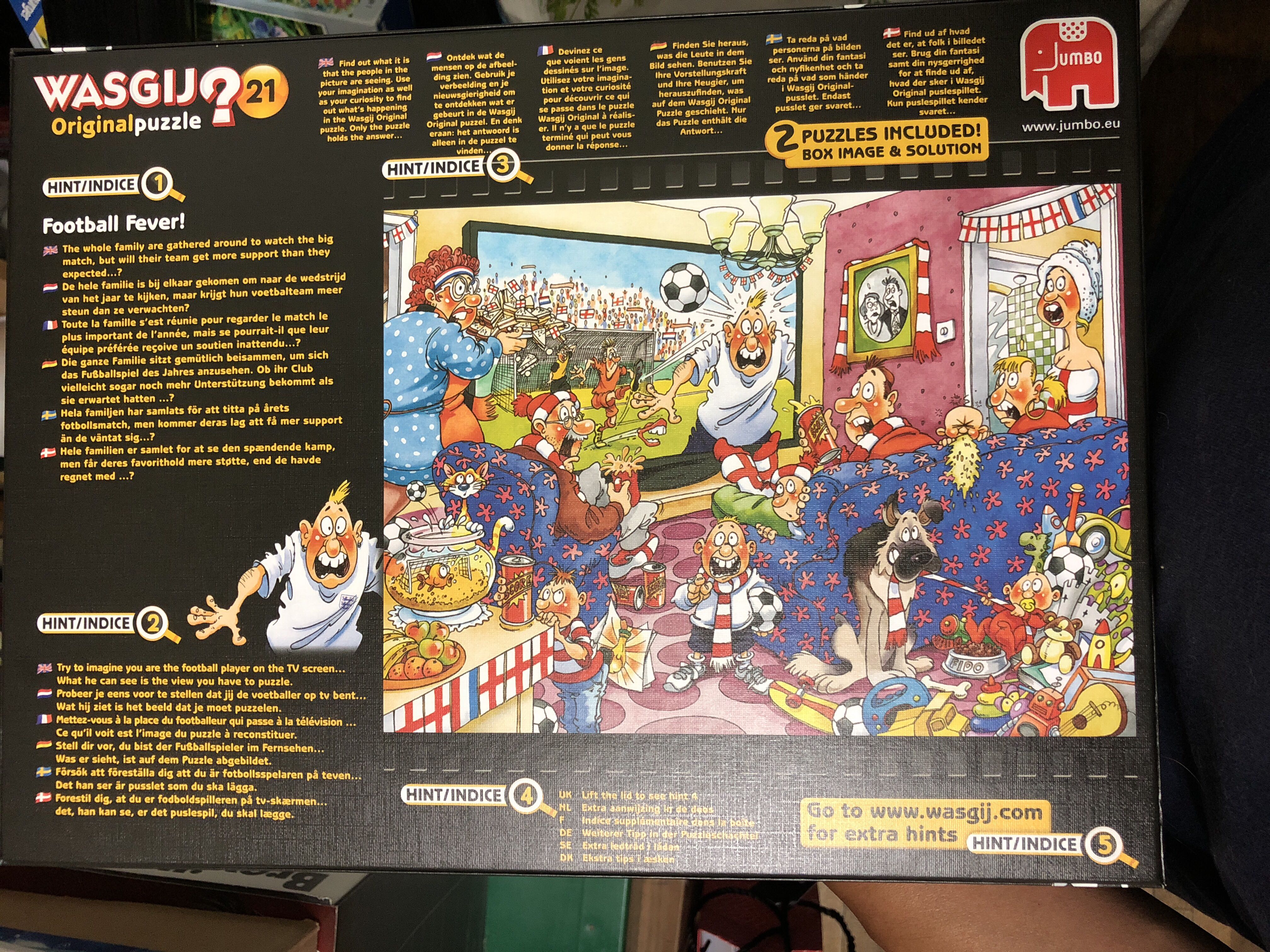 Wasgij Original 21 - Football Fever - Jumbo Wasgij puzzle collectible [Barcode 8710126174081] - Main Image 2