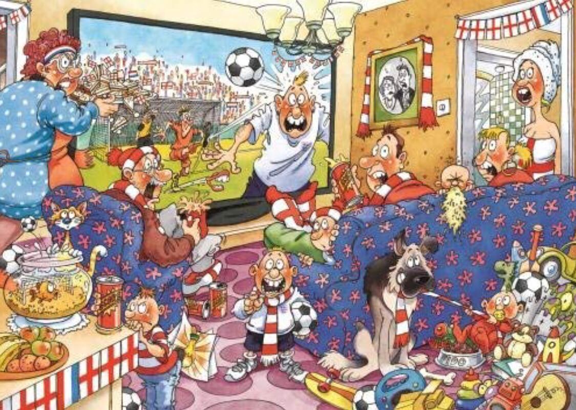 Wasgij Original 21 - Football Fever - Jumbo Wasgij puzzle collectible [Barcode 8710126174081] - Main Image 3