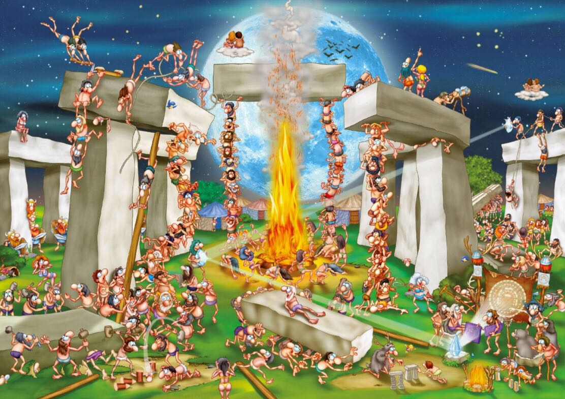 Building Stonehenge - D-TOYS puzzle collectible [Barcode 625012804653] - Main Image 2