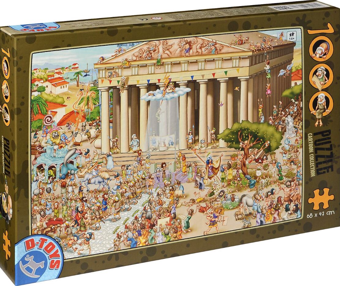 Acropolis Of Athens - D-TOYS puzzle collectible [Barcode 625012804523] - Main Image 1