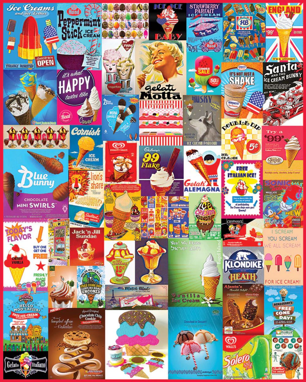 Ice Cream Bars - White Mountain puzzle collectible - Main Image 2