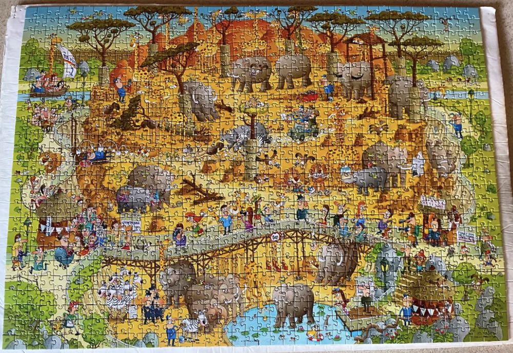 Funky Zoo - African Habitat - HEYE puzzle collectible [Barcode 4001689296391] - Main Image 3