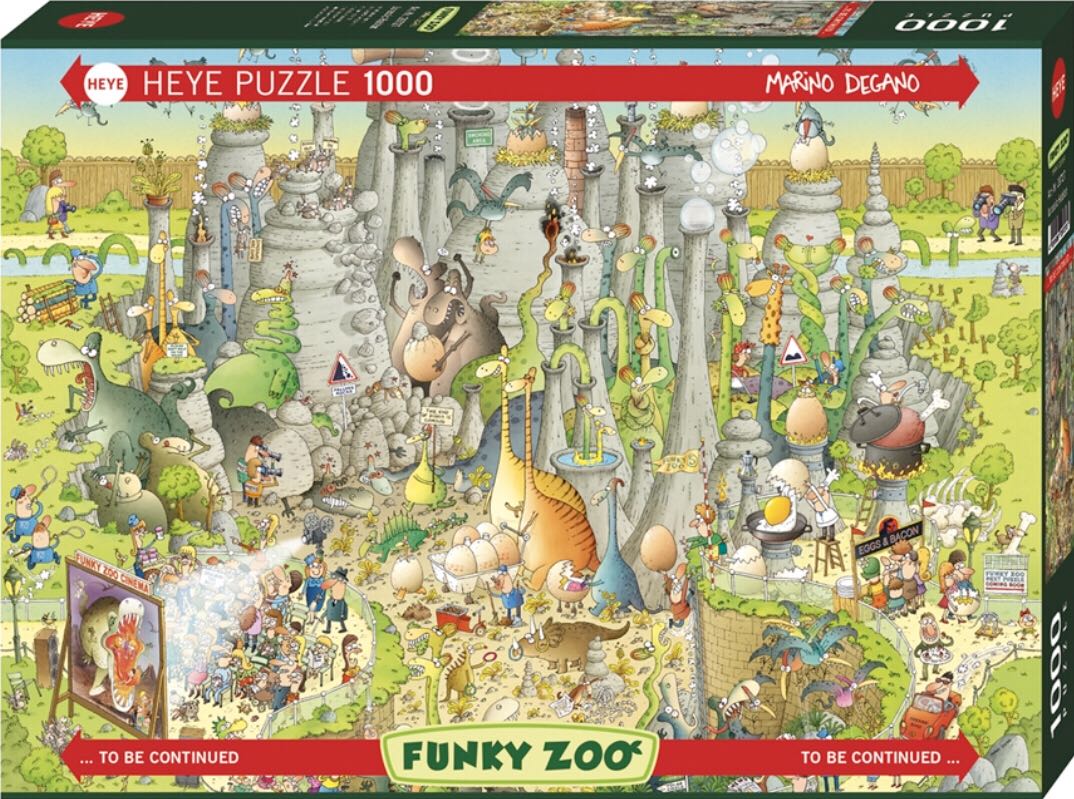 Funky Zoo: Jurassic Habitat - Heye 🇩🇪 puzzle collectible [Barcode 4001689297275] - Main Image 1