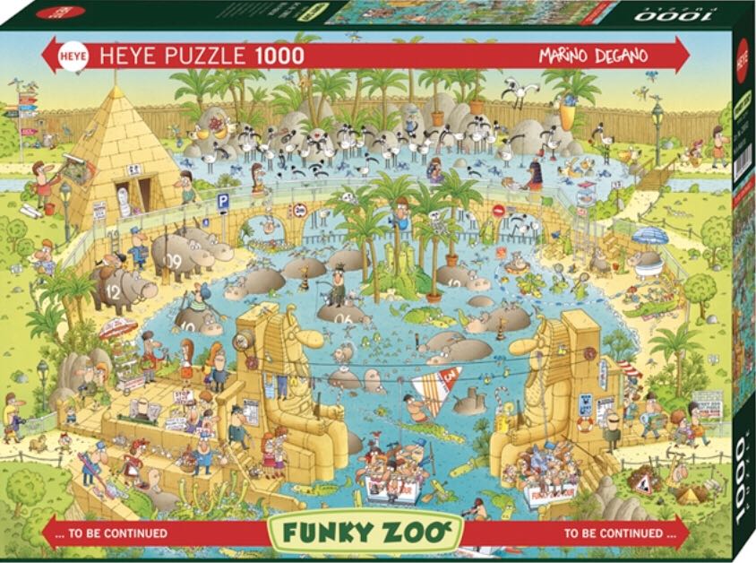 Funky Zoo: Nile Habitat - HEYE puzzle collectible [Barcode 4001689296933] - Main Image 1