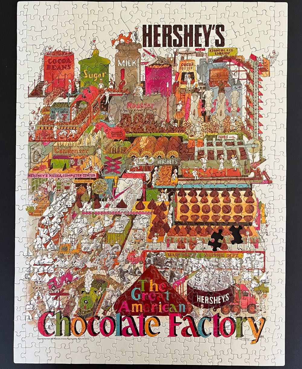 Hershey’s Great American Chocolate Factory - Great American Puzzle Factory puzzle collectible - Main Image 2