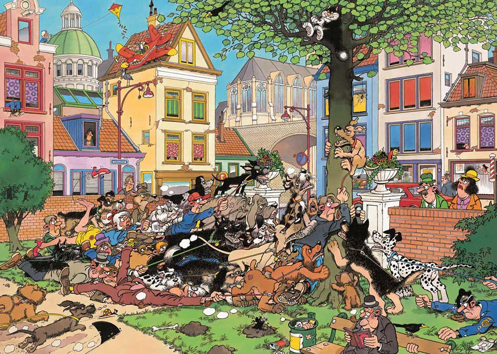 Get That Cat! - Jumbo 1000 puzzle collectible [Barcode 8710126190562] - Main Image 2