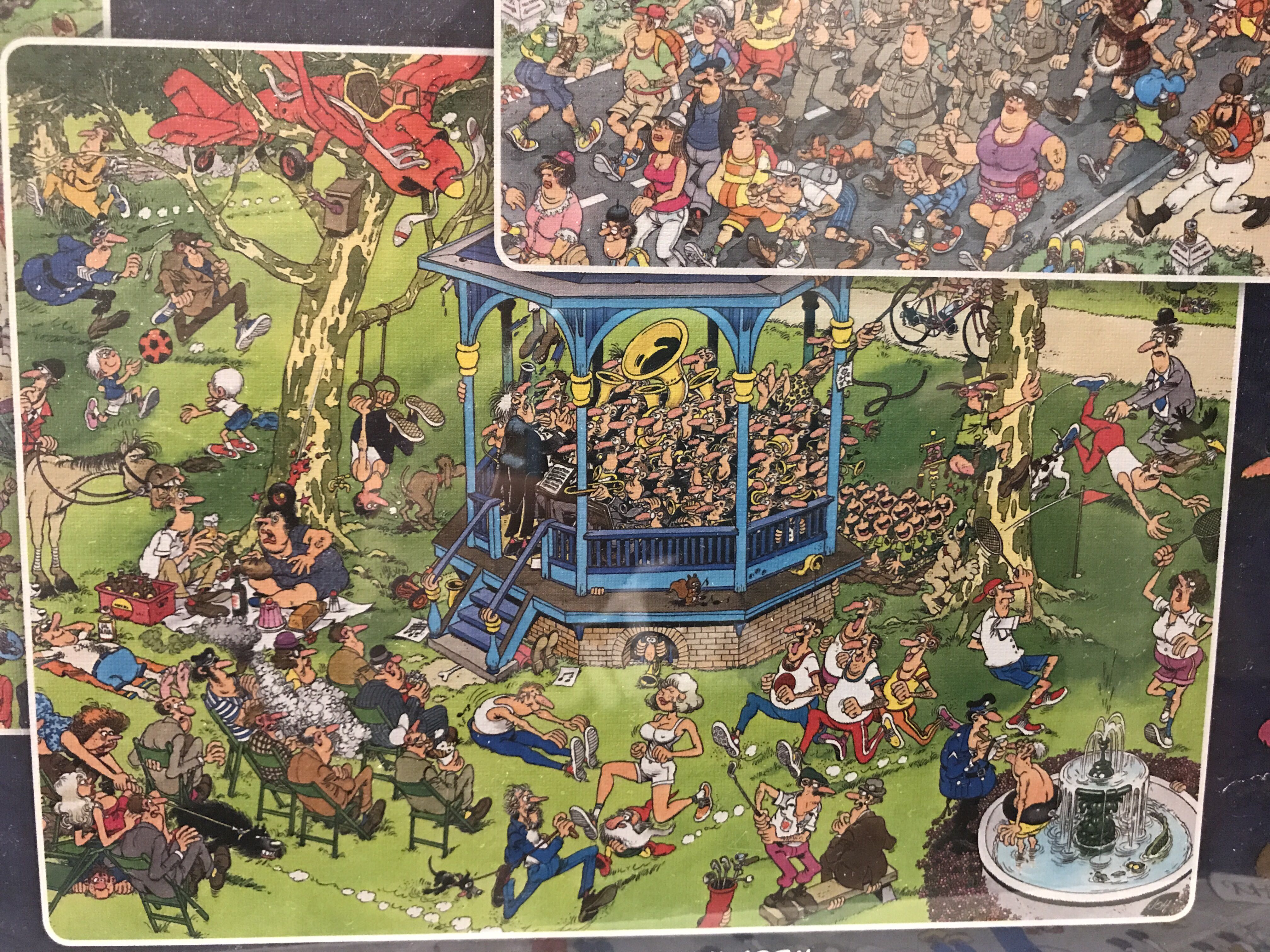 3x 1000 Ascot Paardenrace, Muziekpaviljoen, De Mars - Jumbo puzzle collectible [Barcode 8710126815663] - Main Image 3