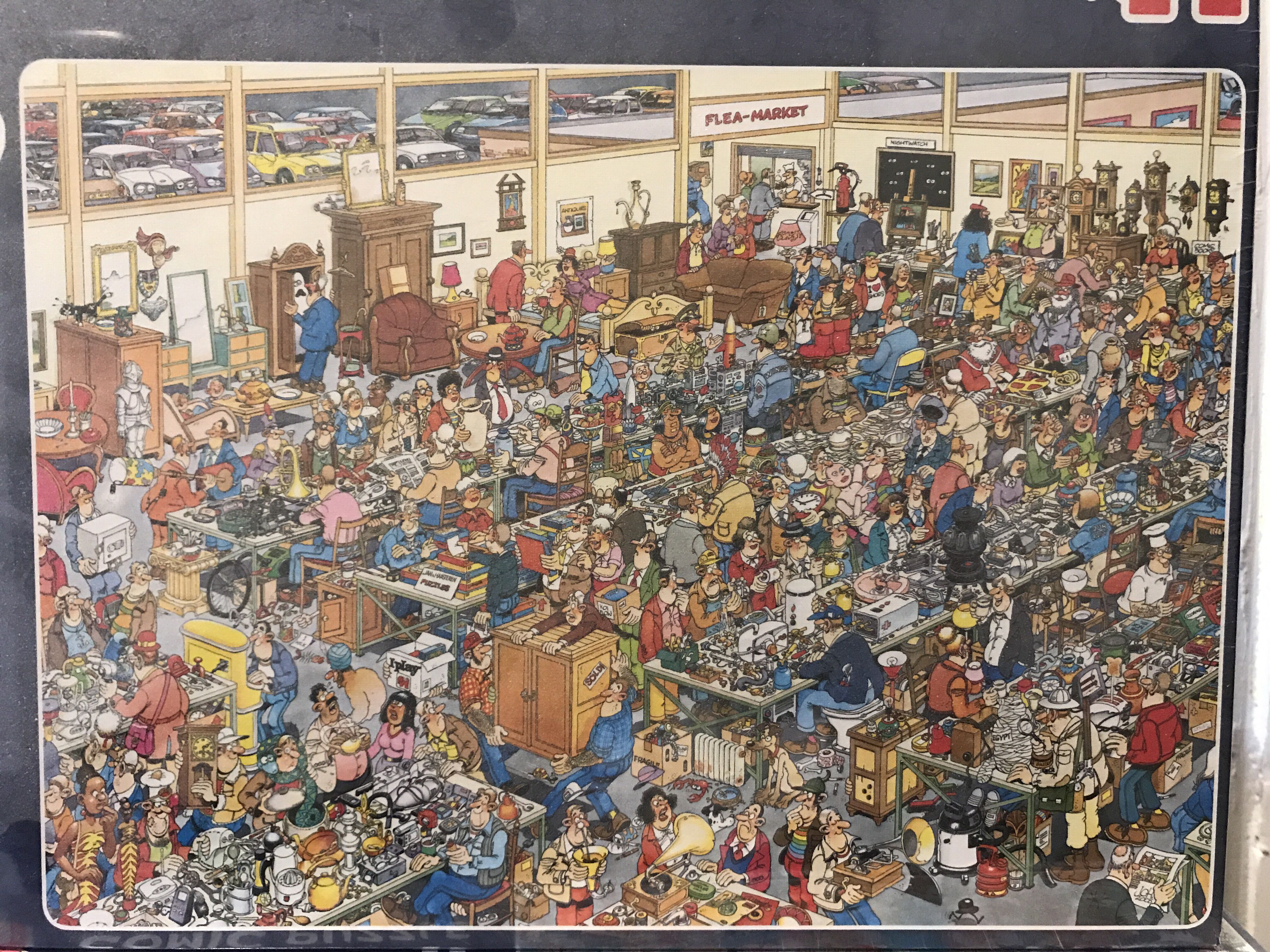 The antique show - Jumbo puzzle collectible [Barcode 8710126018866] - Main Image 1