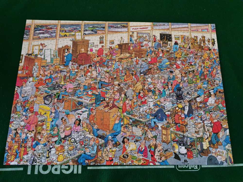 The antique show - Jumbo puzzle collectible [Barcode 8710126018866] - Main Image 2