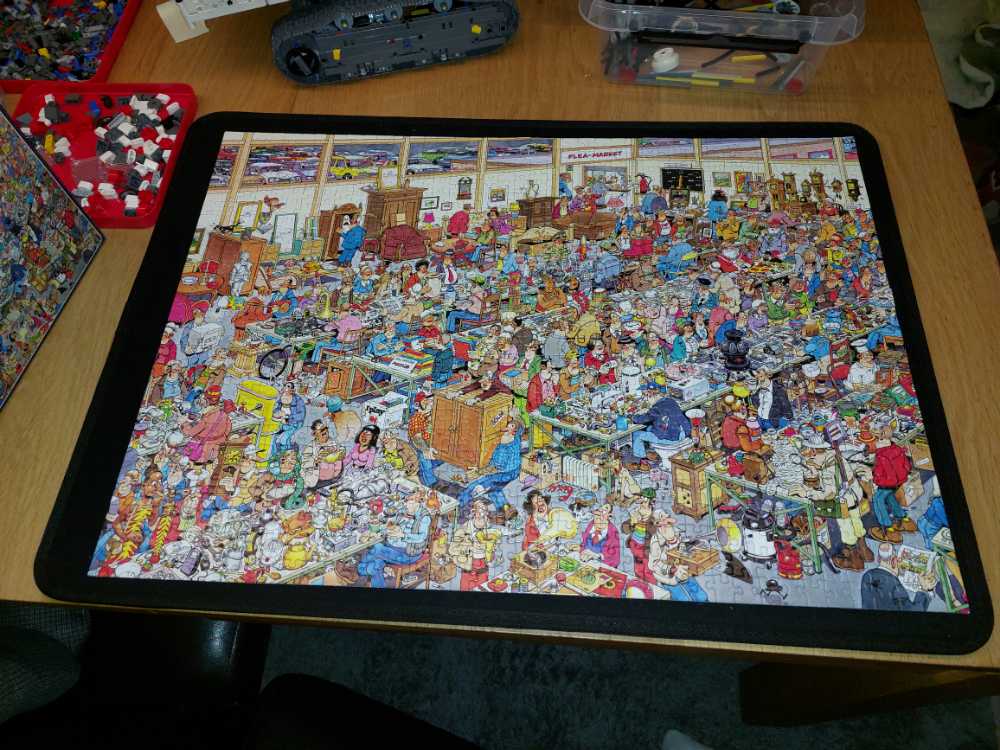 The antique show - Jumbo puzzle collectible [Barcode 8710126018866] - Main Image 3