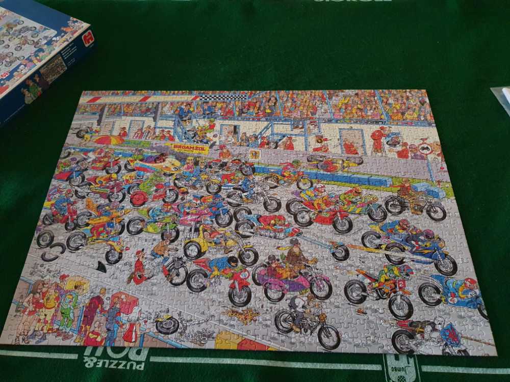 Motorbike Race - Jumbo puzzle collectible [Barcode 8710126020463] - Main Image 2