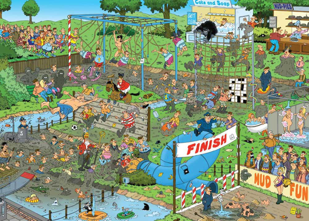 ZZ Mudracers - Jumbo puzzle collectible [Barcode 8710126190647] - Main Image 2