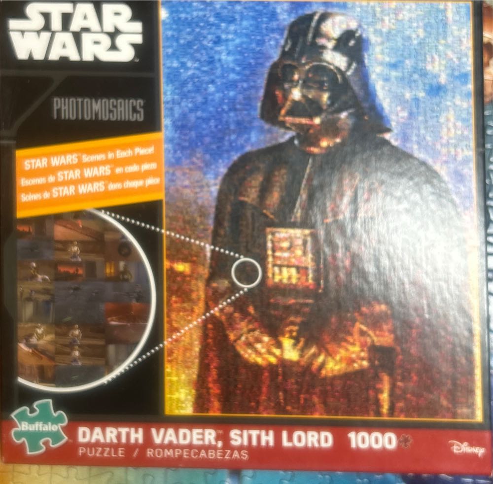 Star Wars Darth Vader Photomosaic-SOLD - Buffalo Games & Puzzles puzzle collectible [Barcode 079346106059] - Main Image 2