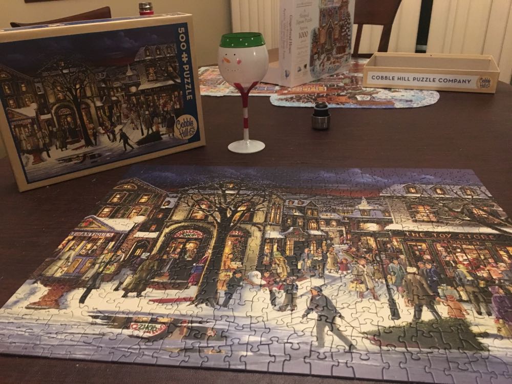 Tis The Season (Worked) - Cobble Hill puzzle collectible [Barcode 625012520539] - Main Image 2