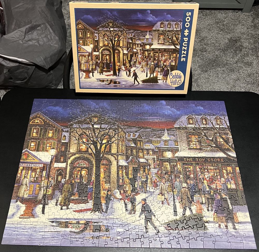 Tis The Season (Worked) - Cobble Hill puzzle collectible [Barcode 625012520539] - Main Image 3