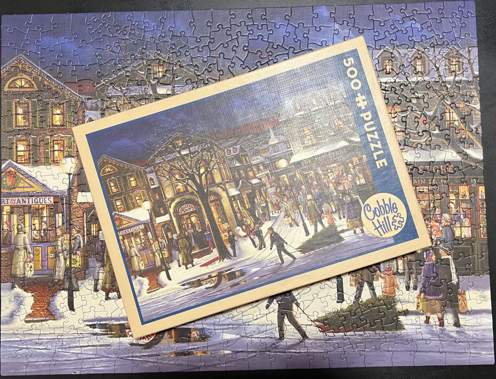 Tis The Season (Worked) - Cobble Hill puzzle collectible [Barcode 625012520539] - Main Image 4