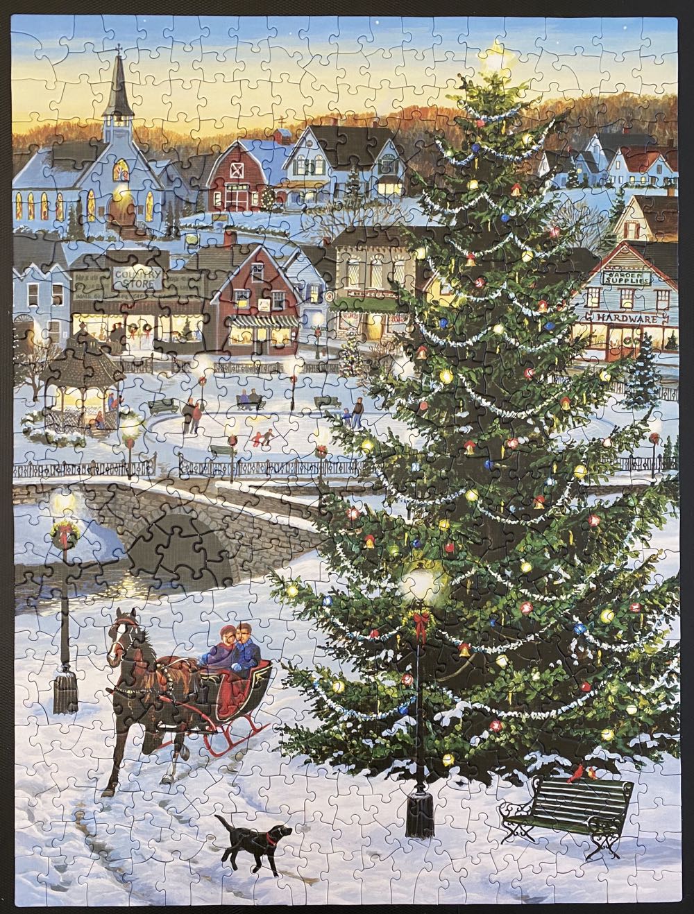 Village Tree  - Cobble Hill puzzle collectible [Barcode 625012521185] - Main Image 2