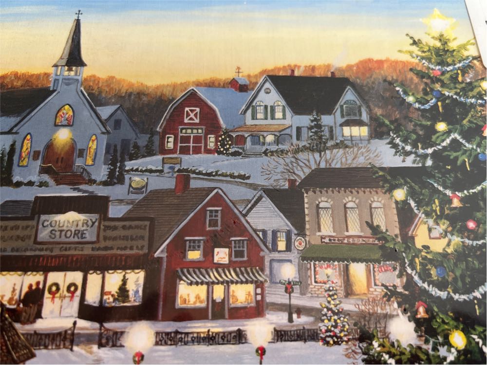 Village Tree  - Cobble Hill puzzle collectible [Barcode 625012521185] - Main Image 4