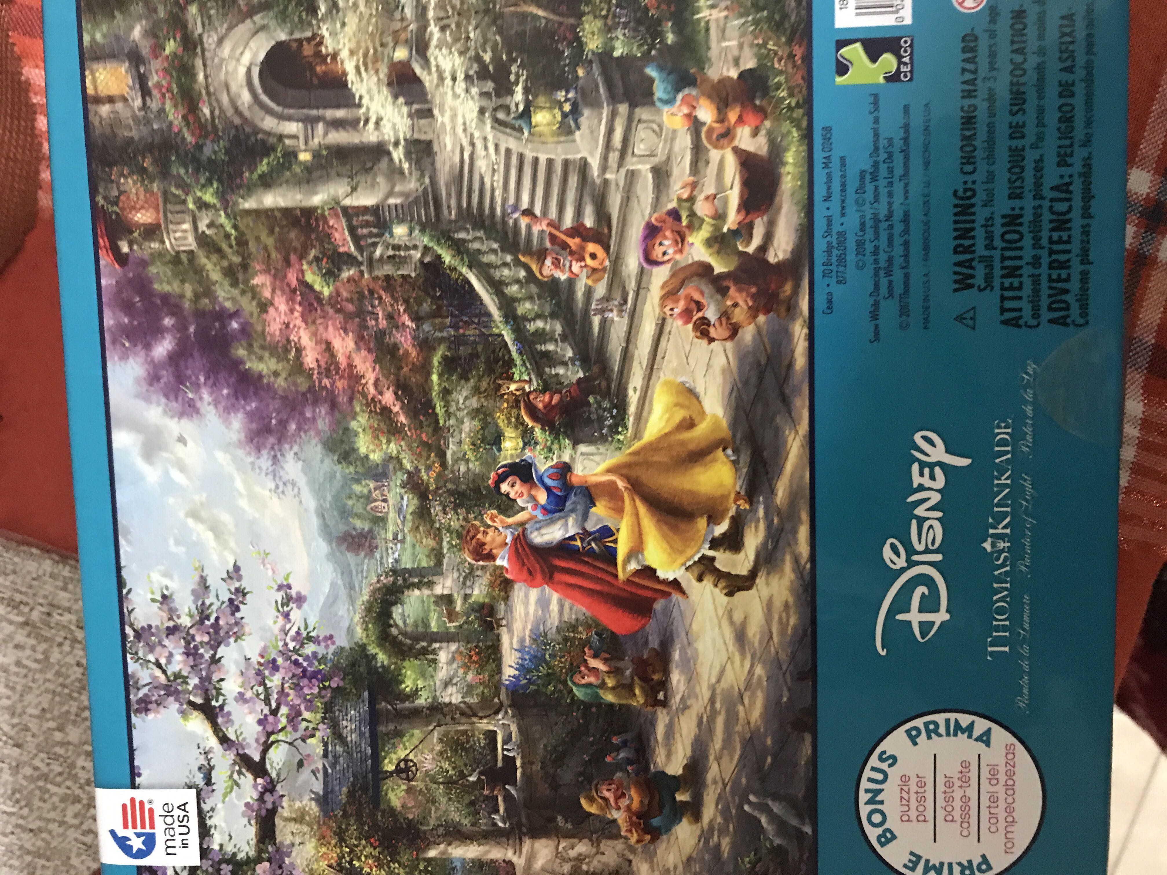 Snow White - Dancing in the Sunlight - Ceaco puzzle collectible [Barcode 021081291200] - Main Image 1