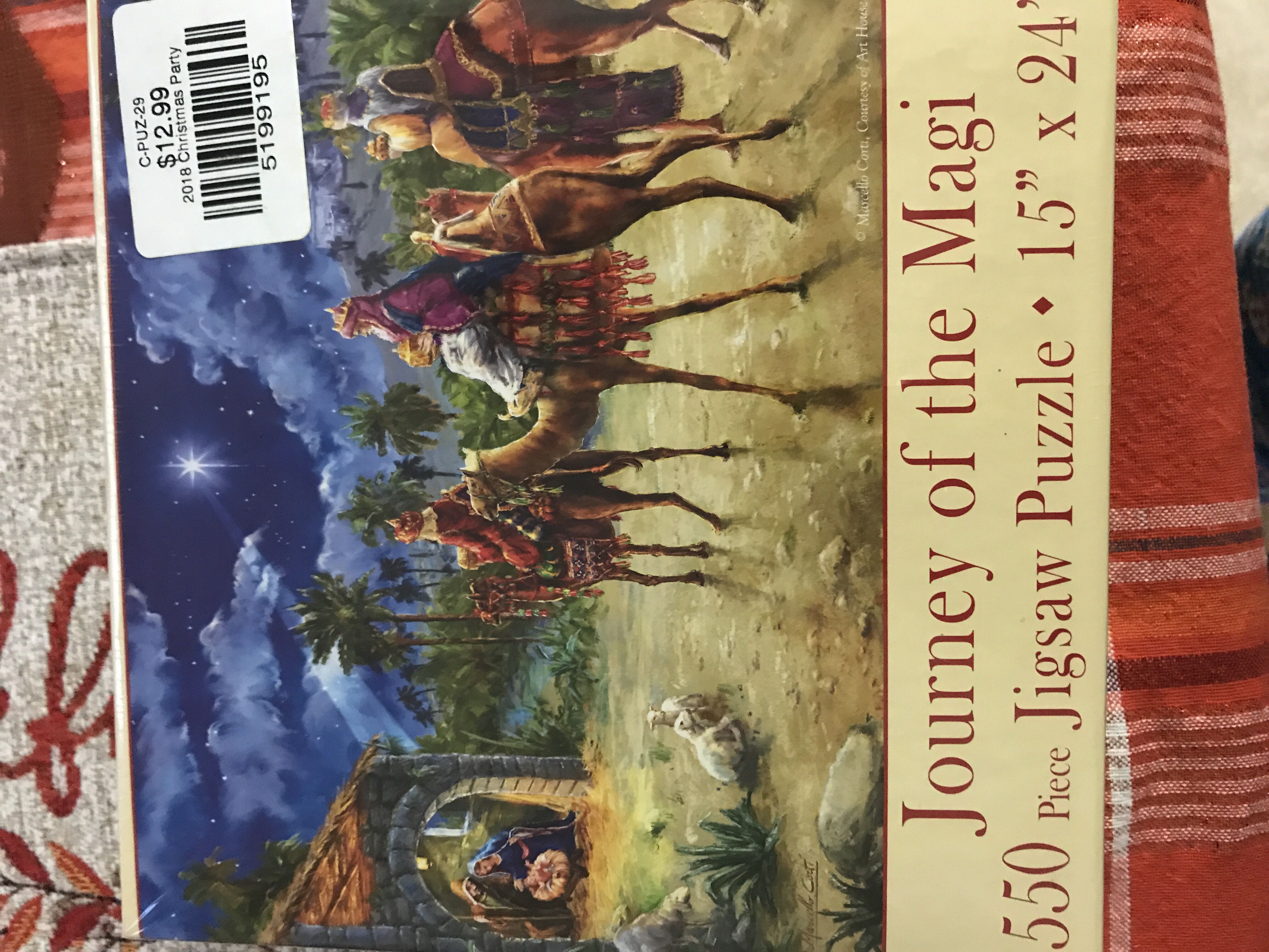 Journey Of The Magi  - SunsOut puzzle collectible [Barcode 796780606029] - Main Image 1