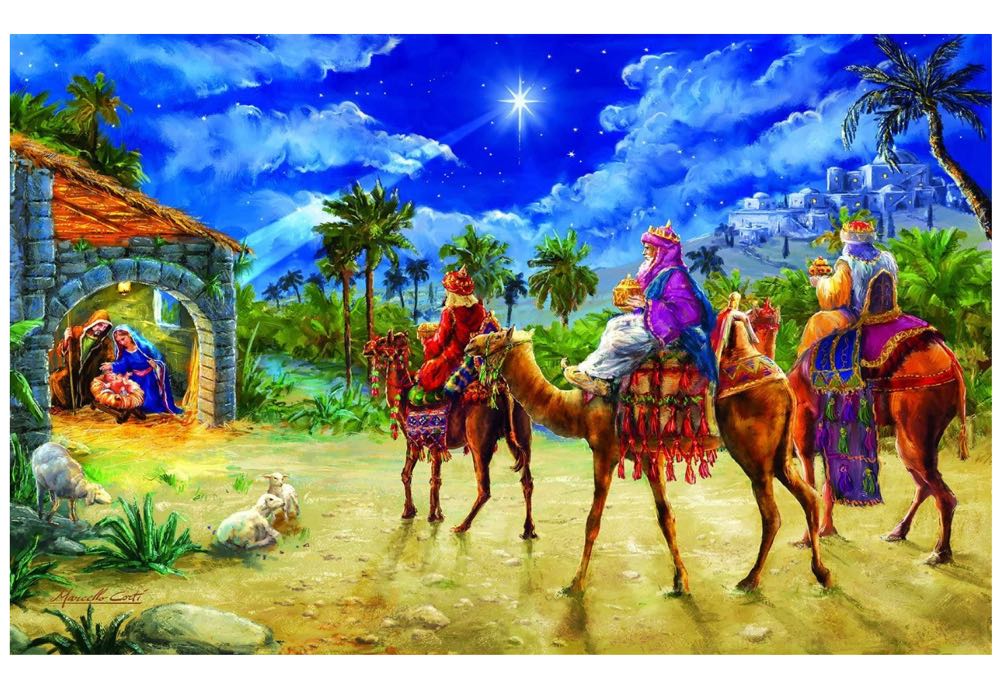 Journey Of The Magi  - SunsOut puzzle collectible [Barcode 796780606029] - Main Image 2