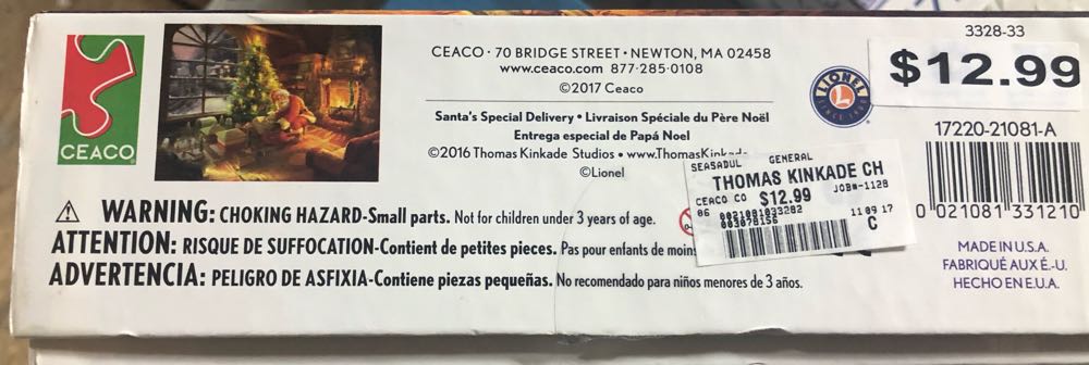 Ceaco: Santa’s Special Delivery - Ceaco puzzle collectible [Barcode 021081331210] - Main Image 2